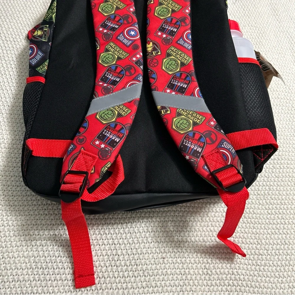 Marvel Avengers Boys Bookbag‎ Backpack Lunch Box - 5 Piece Set. | NWT